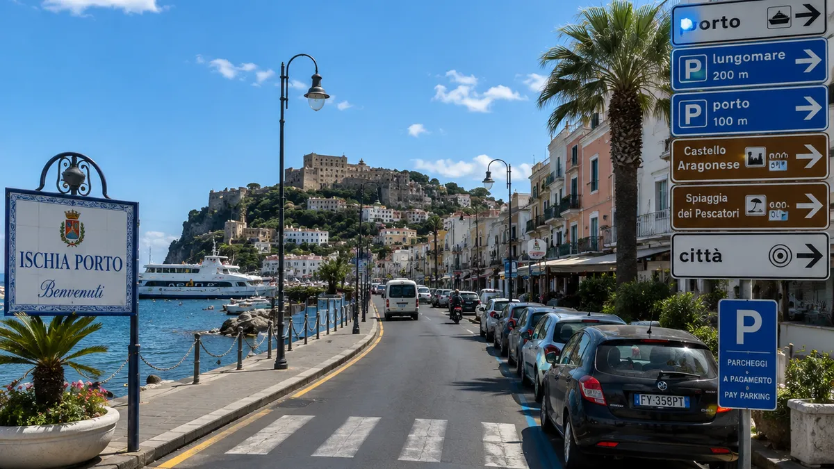 Parcheggi a Ischia Porto: dove parcheggiare l'auto e quanto costa